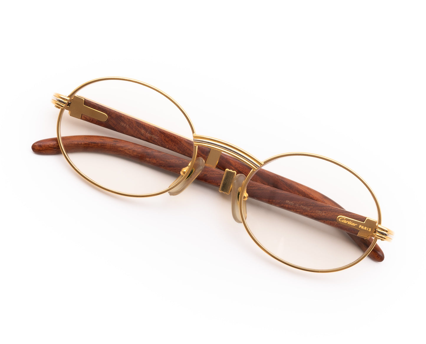 Cartier giverny vintage 90s oddframes wood bubinga rare authentic rapper