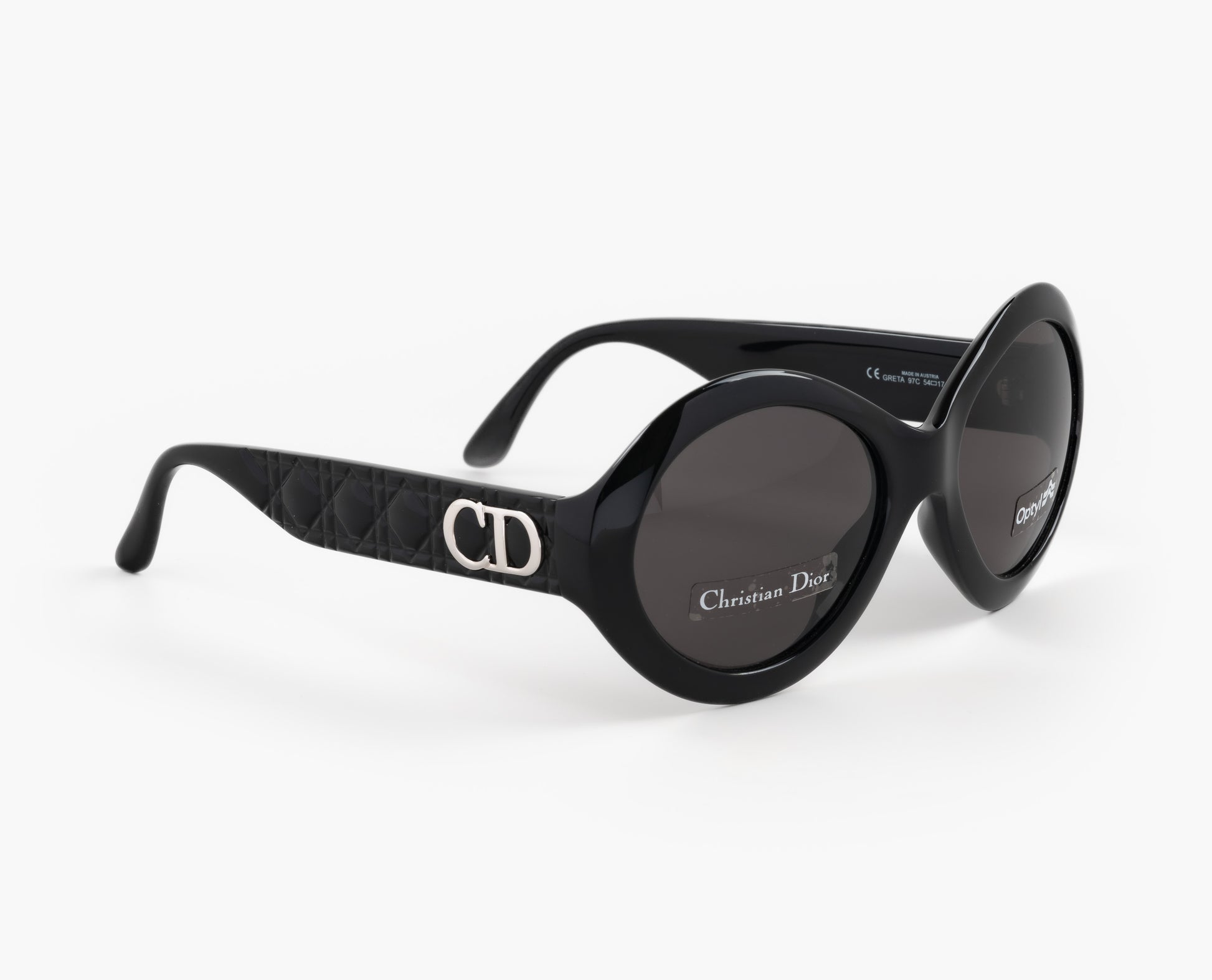 dior vintage sunglasses oddframes quilt rare 90s 80s greta optyl