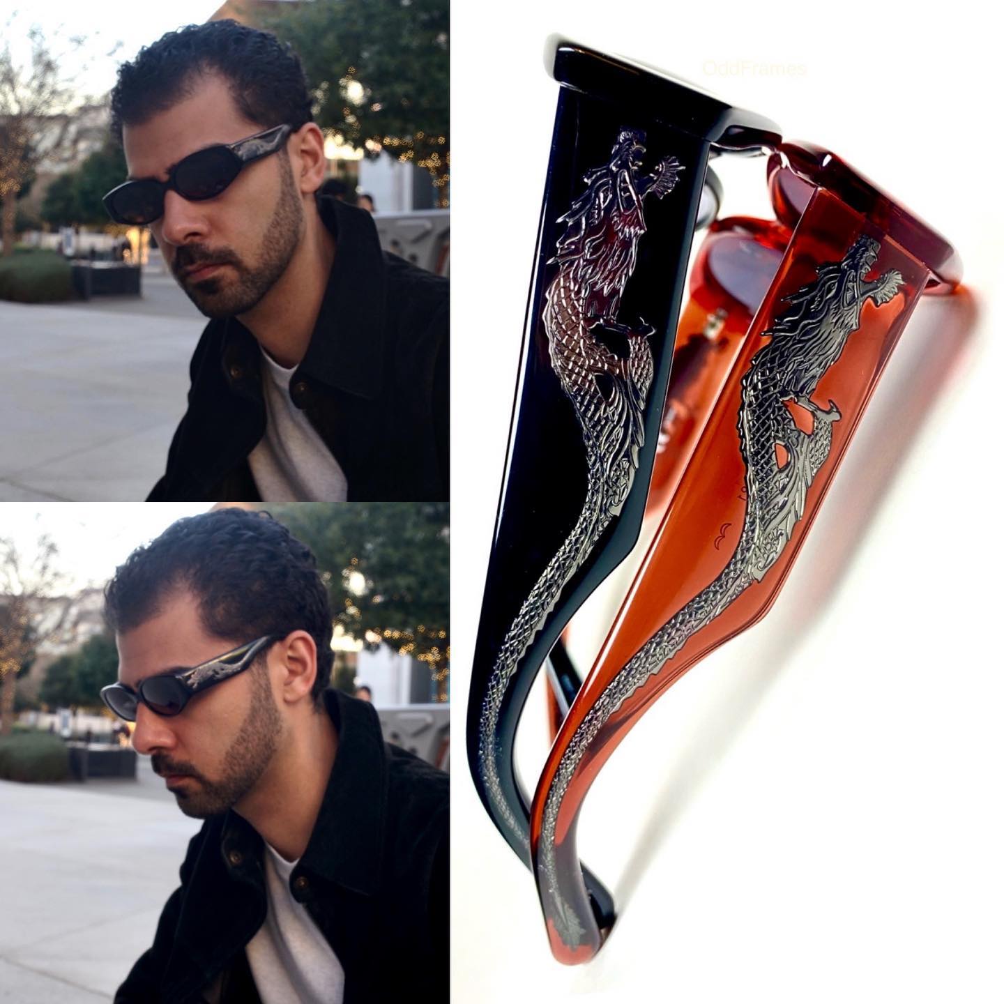 jean paul gaultier jpg dragon sunglasses vintage oddframes