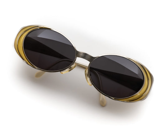 Christian roth optical affairs oddframes unique sunglasses rare vintage silver