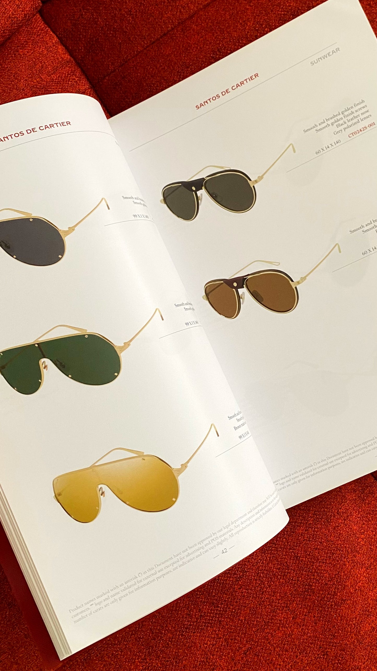 Cartier 2022 Fall/Winter Eyewear Catalog