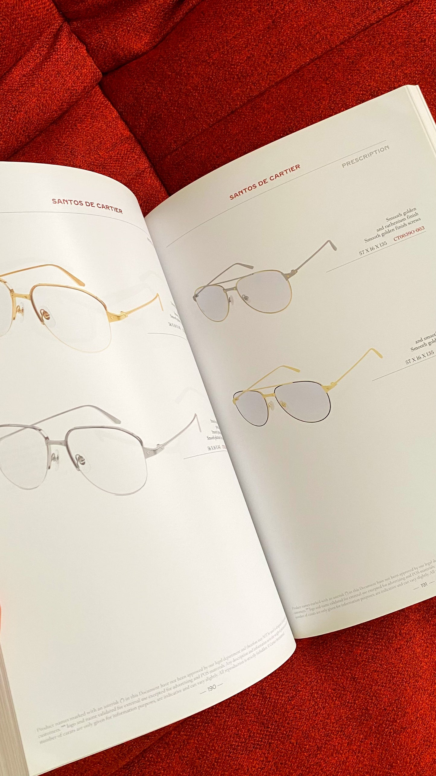 Cartier 2022 Fall/Winter Eyewear Catalog