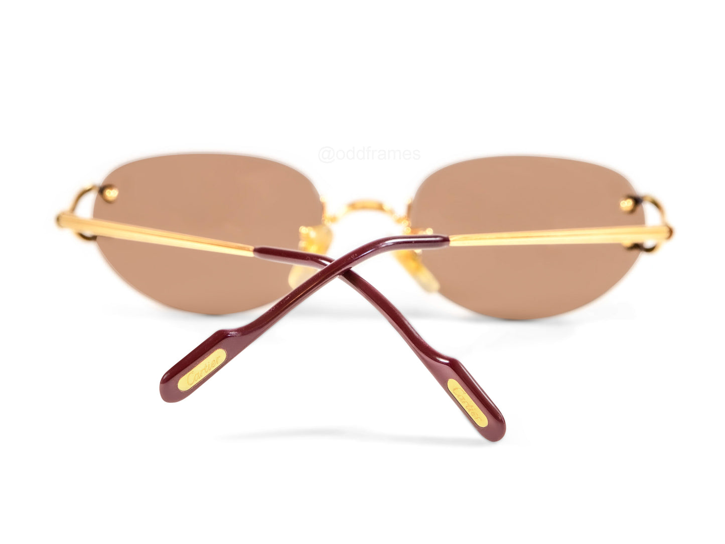 Cartier rimless 'C decor' - 1990's