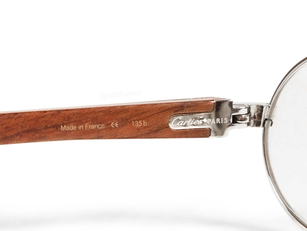 cartier giverny platintum vintage glasses