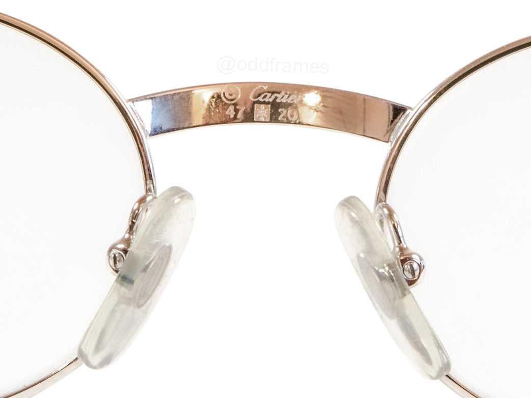 cartier giverny platintum vintage glasses