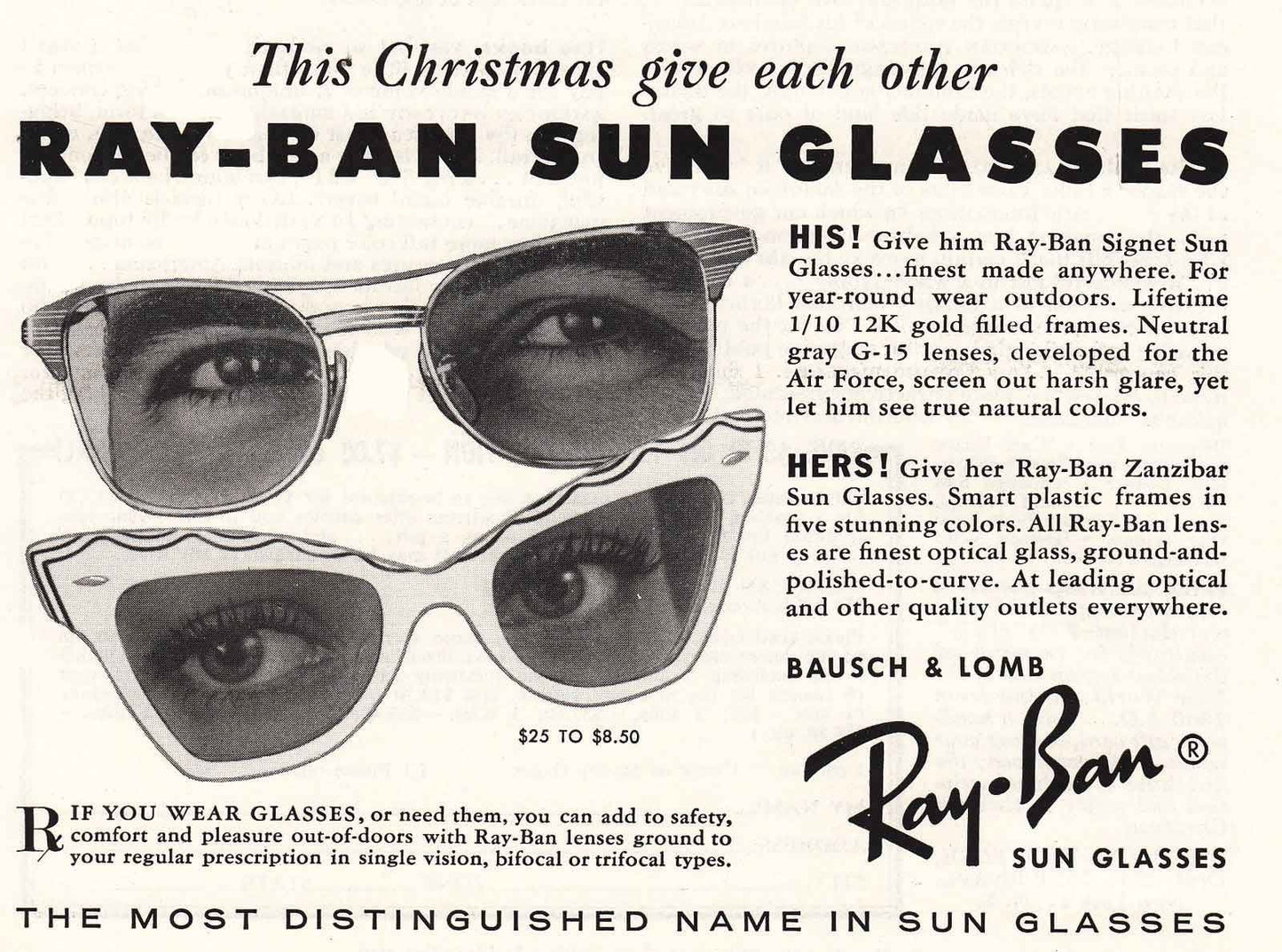 Ray Ban BL - Zanzibar - 1950's