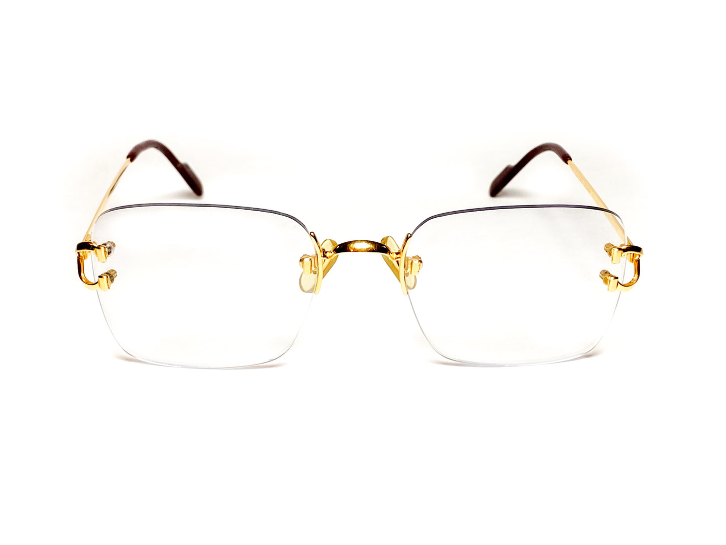Cartier rimless 'C decor' (Transition) - 1990's