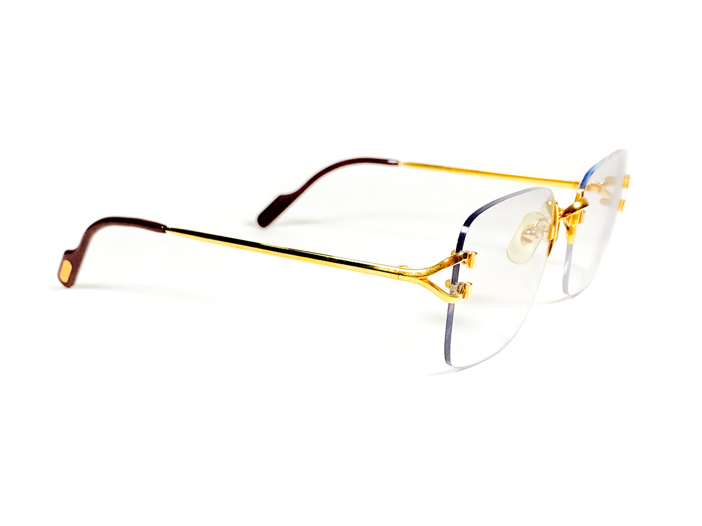 Cartier rimless 'C decor' (Transition) - 1990's