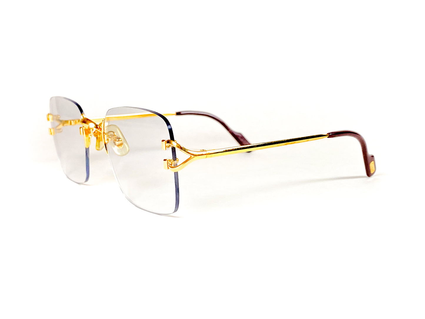 Cartier rimless 'C decor' (Transition) - 1990's