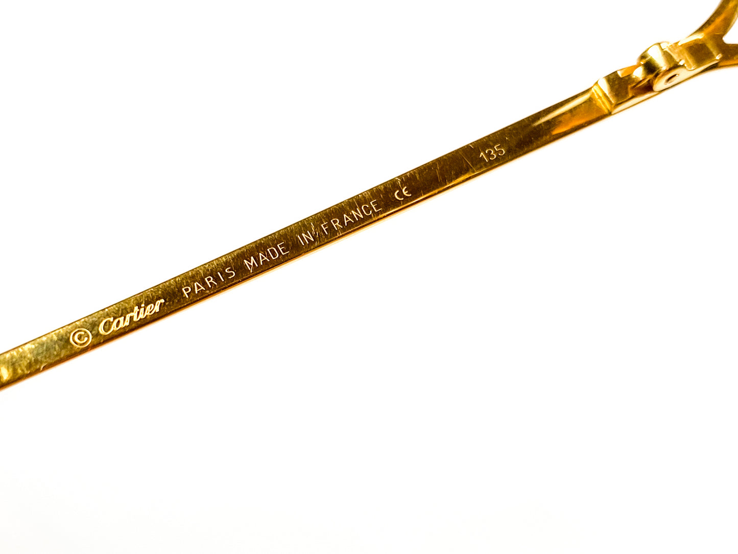 Cartier rimless 'C decor' (Transition) - 1990's