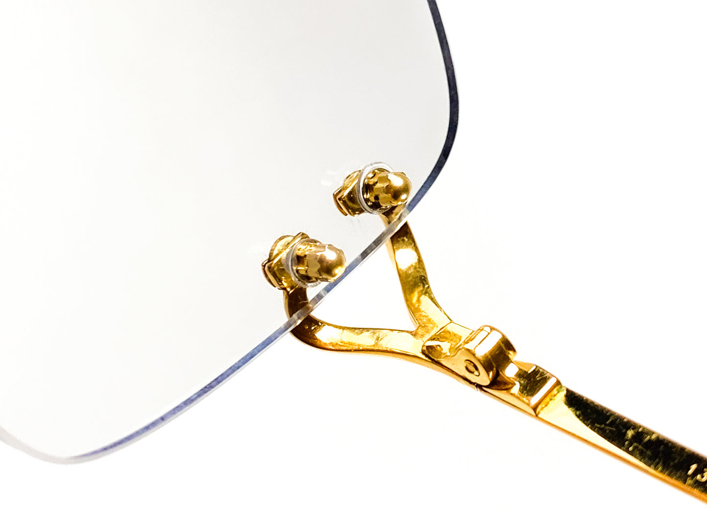 Cartier rimless 'C decor' (Transition) - 1990's