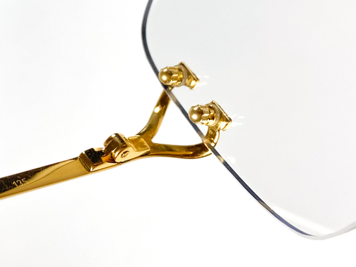 Cartier rimless 'C decor' (Transition) - 1990's