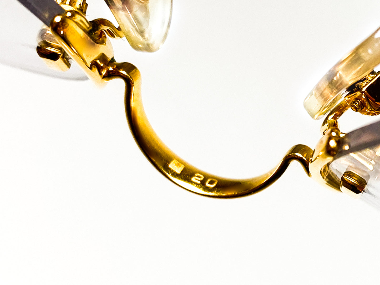 Cartier rimless 'C decor' (Transition) - 1990's