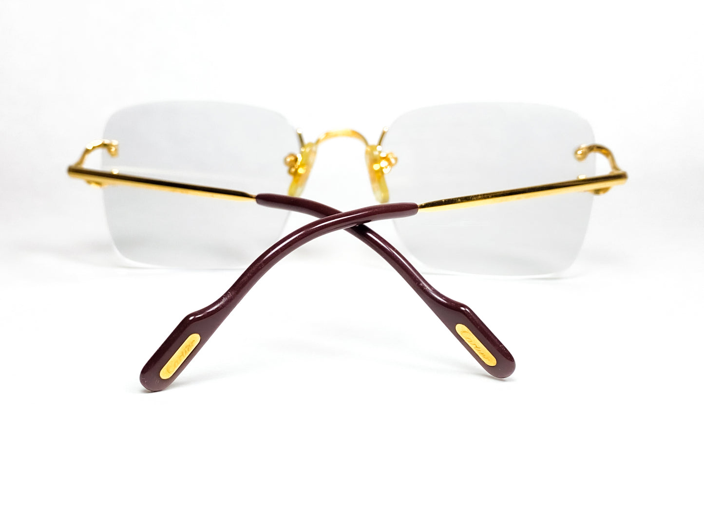 Cartier rimless 'C decor' (Transition) - 1990's