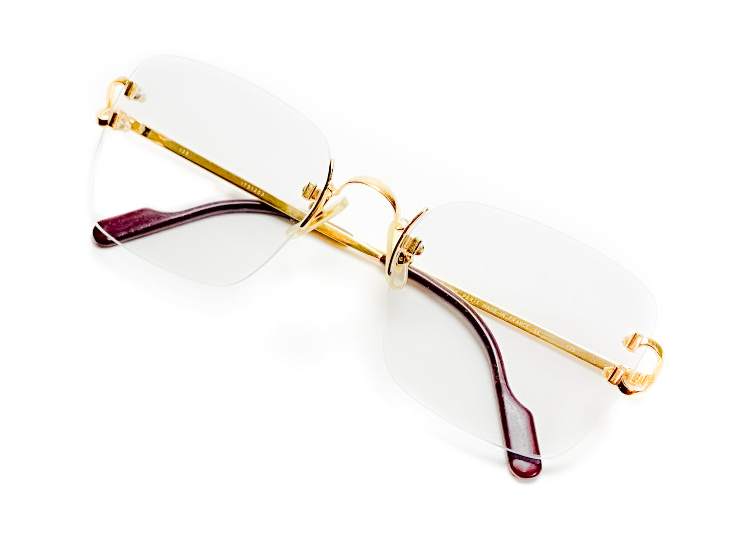 Cartier rimless 'C decor' (Transition) - 1990's