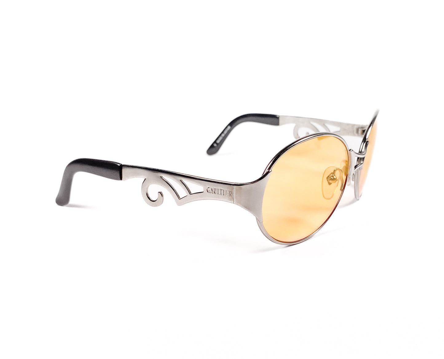 Jean paul gaultier jpg sunglasses vintage rare oddframes unique steampunk eyeglasses glasses 90s made in Japan gold 56-610