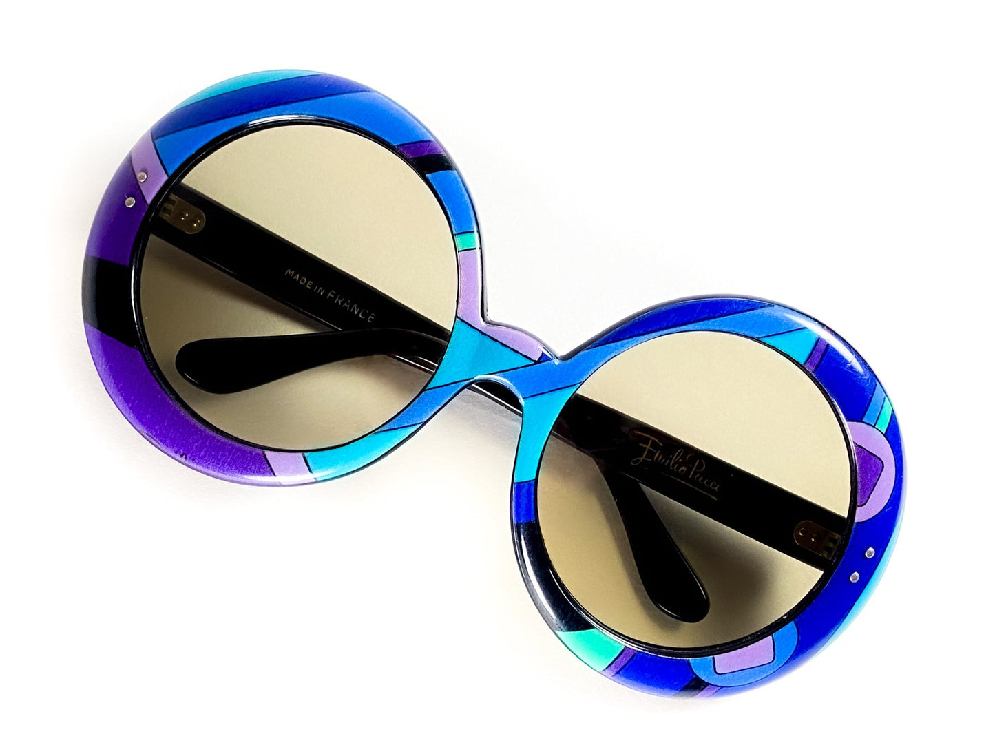 vivara print emilio pucci sunglasses vintage 1960