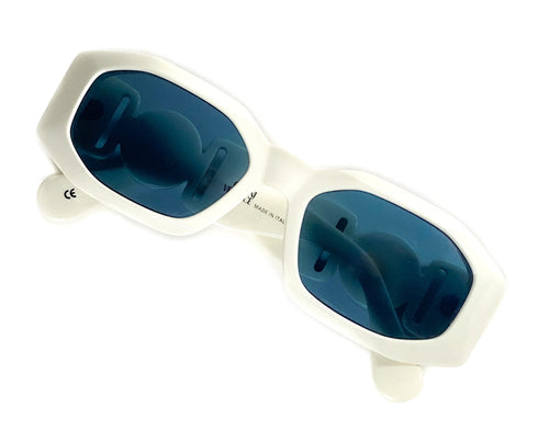 gianni versace vintage sunglasses biggie rare original white