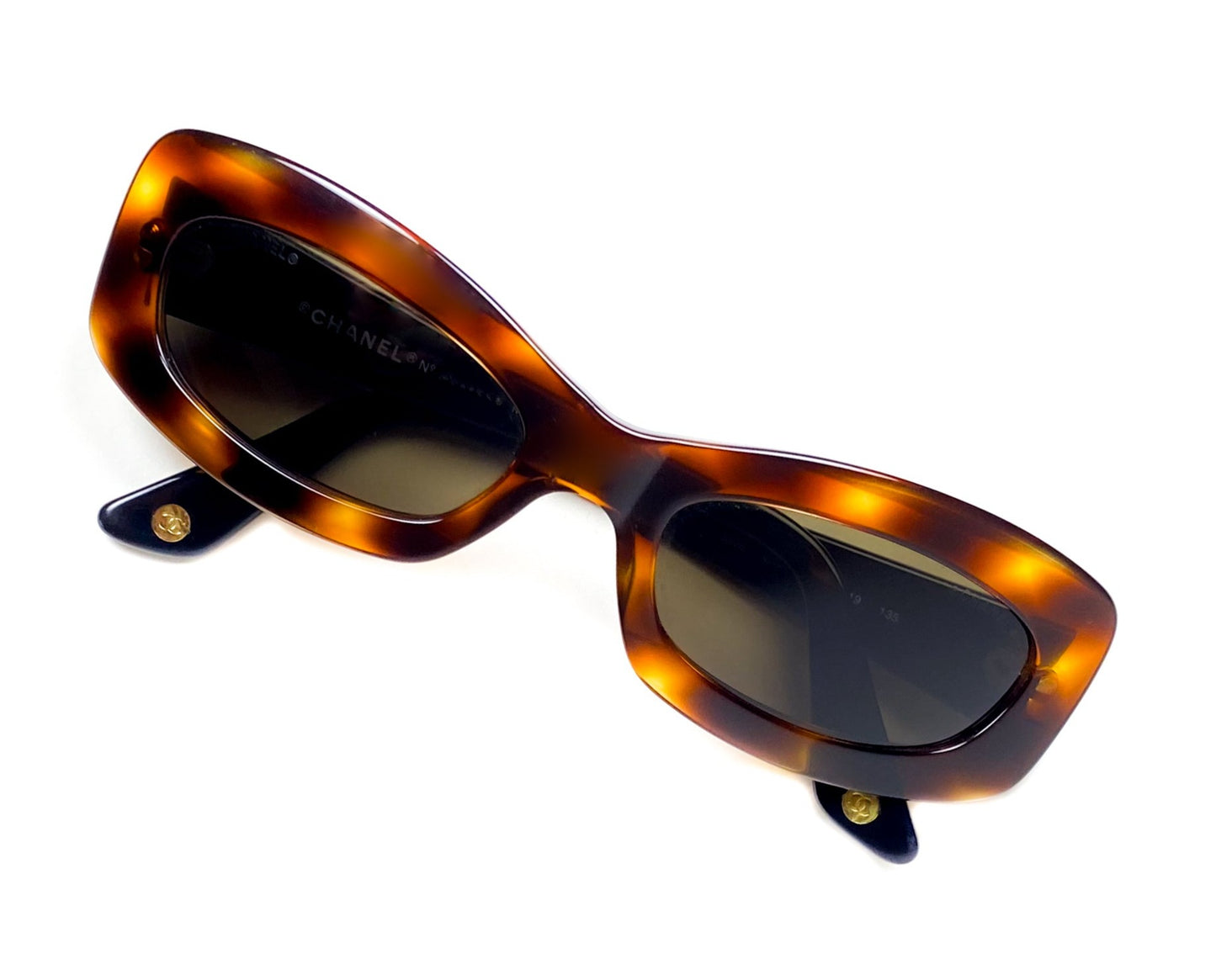 chanel 5009 sunglasses tortoise vintage