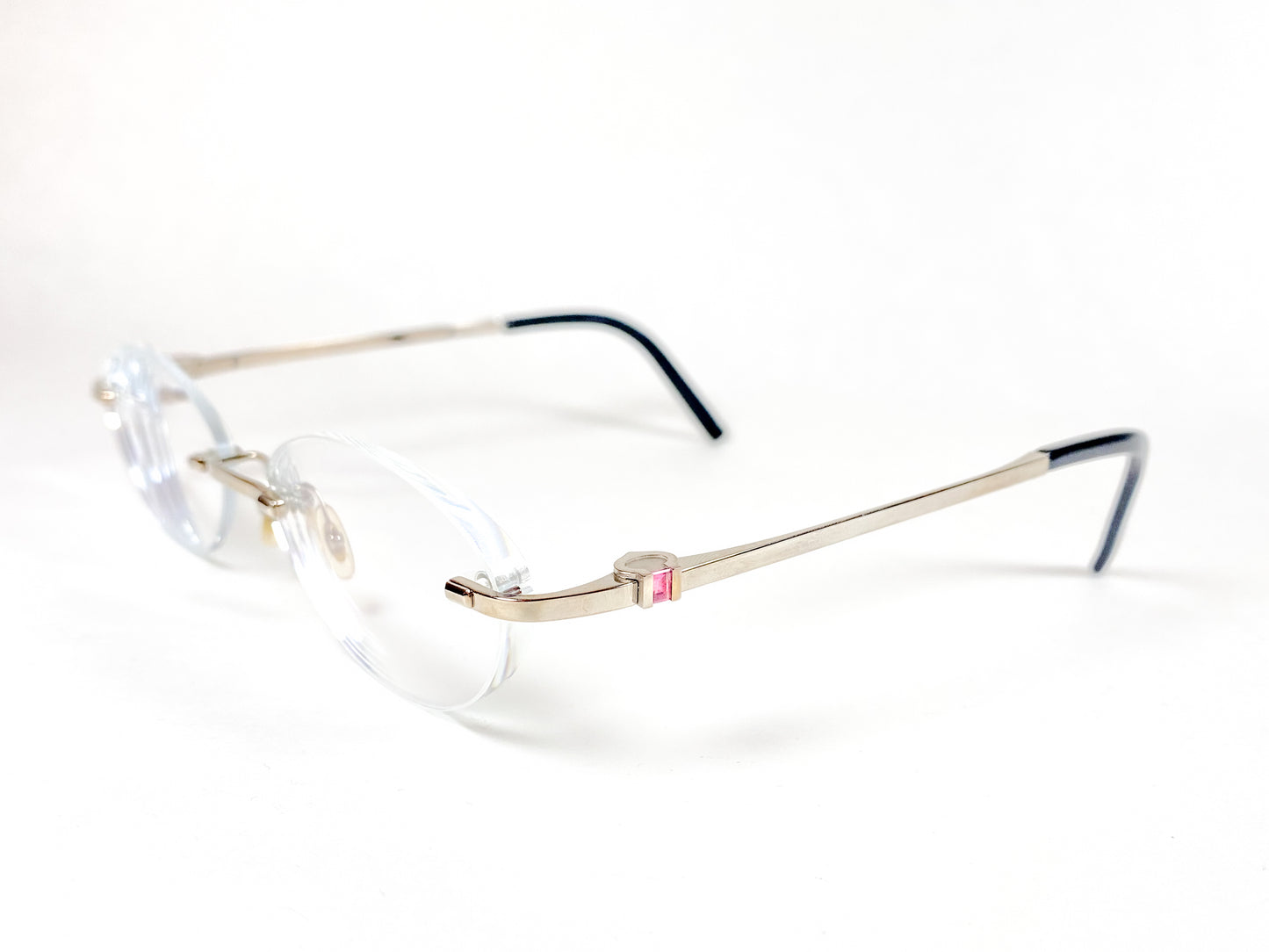 Cartier Rimless Pink gemstone - 2000’s