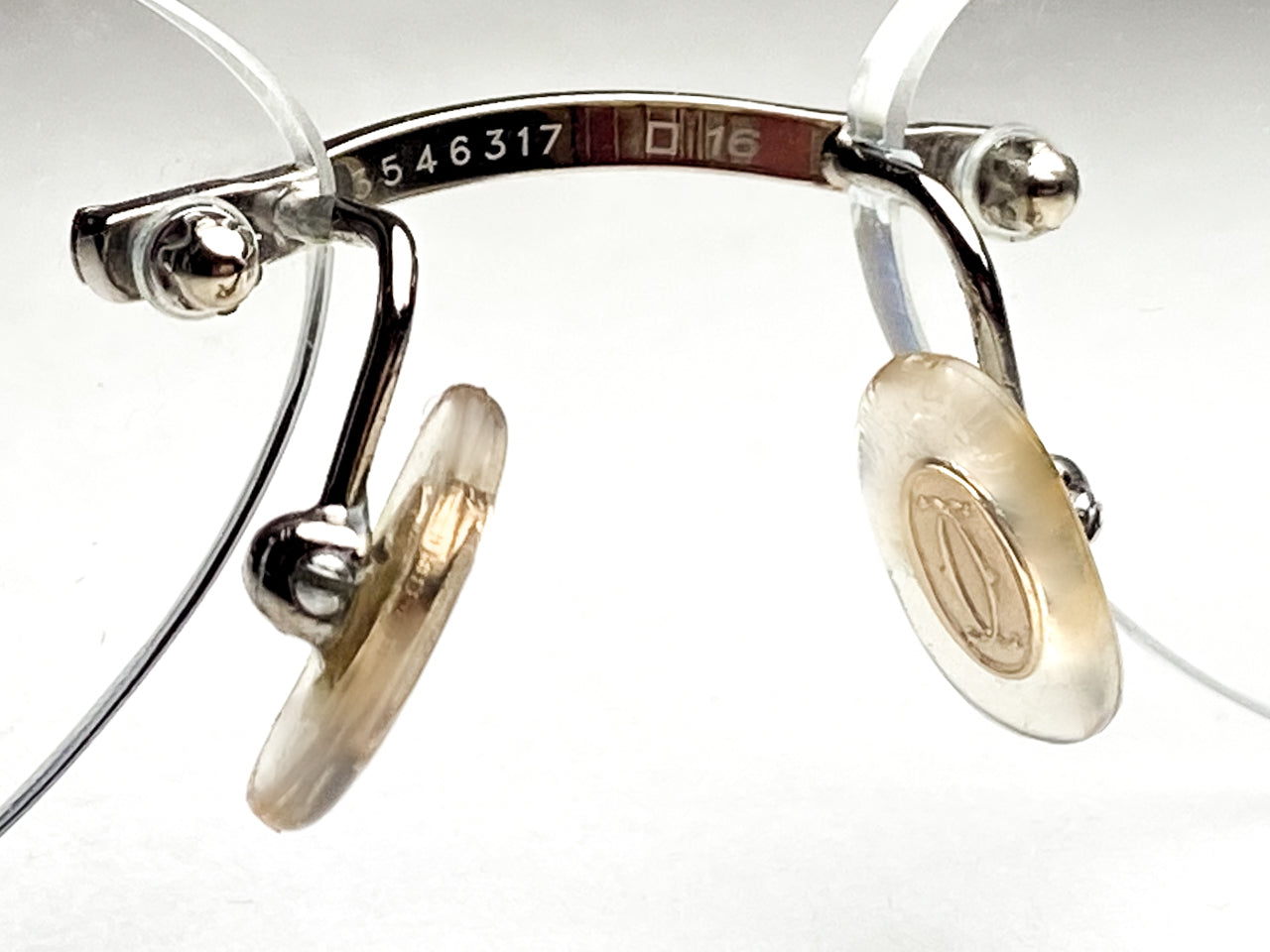 Cartier Rimless Pink gemstone - 2000’s