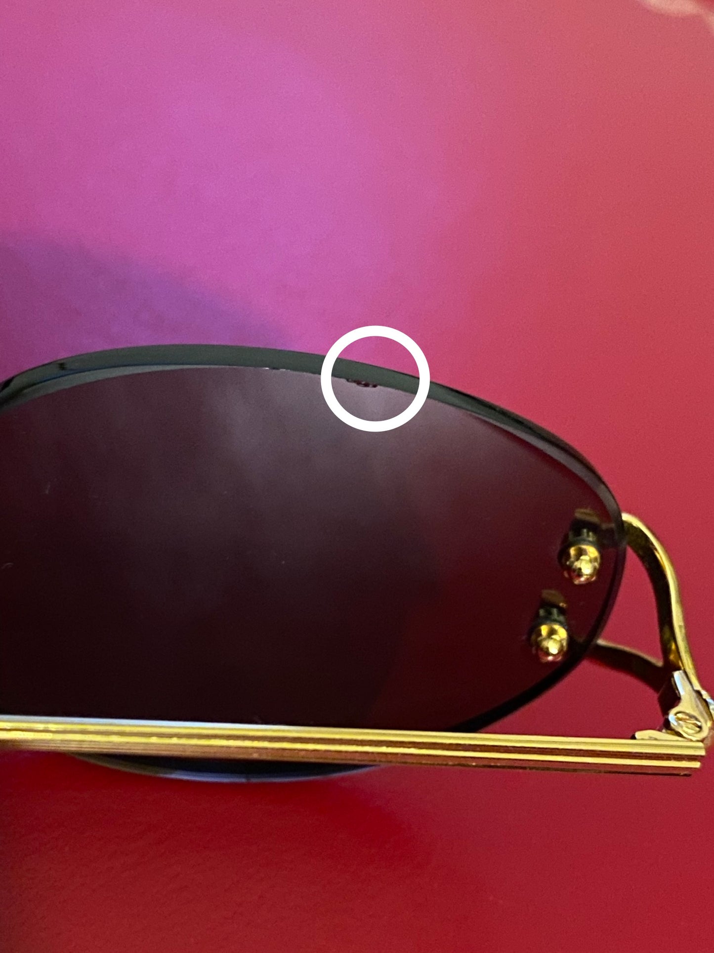 Cartier rimless 'C decor' - 1990's
