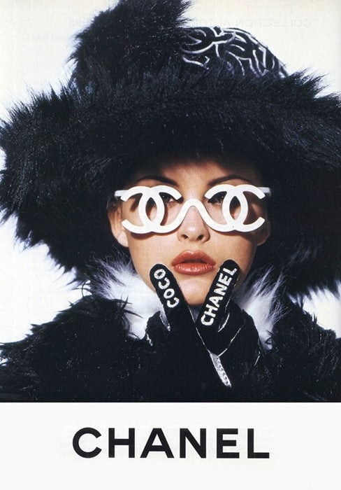 Chanel sunglasses rare vintage 1994 1990’s Runway Trish Goff and Eve Salvail unique. Karl Lagerfeld