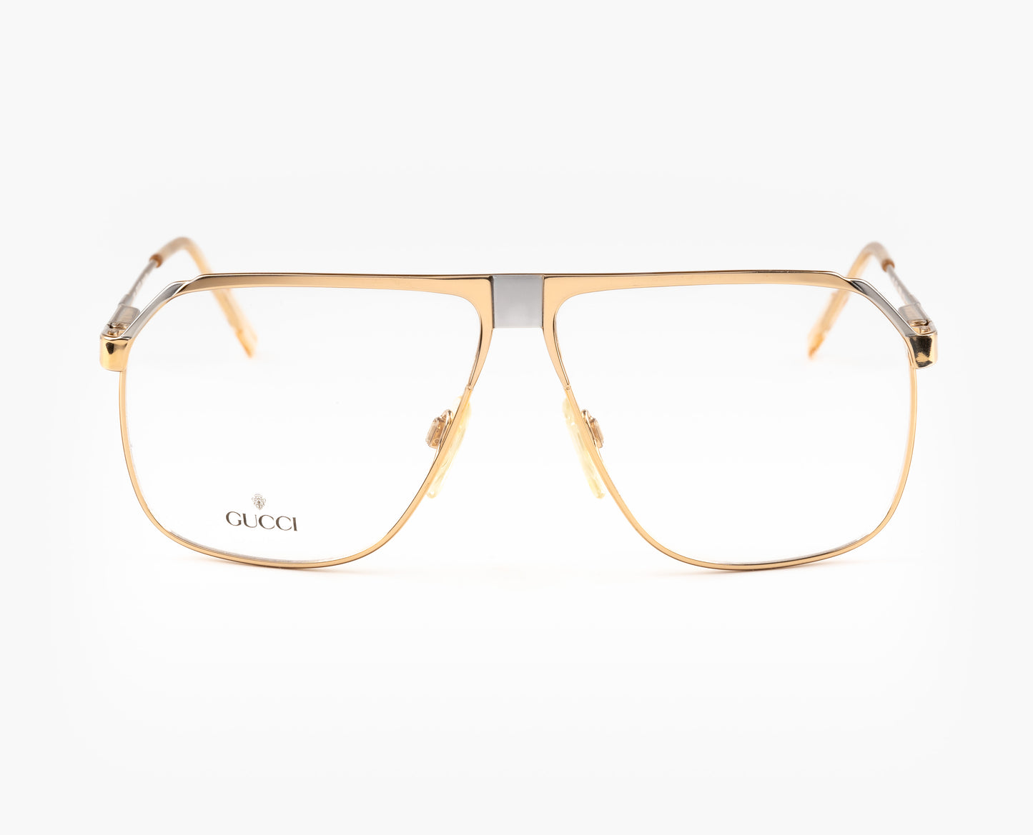 gucci 1200 eyeglasses sunglasses 80s 1980s vintage rare aviator gold plated oddframes