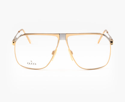 gucci 1200 eyeglasses sunglasses 80s 1980s vintage rare aviator gold plated oddframes