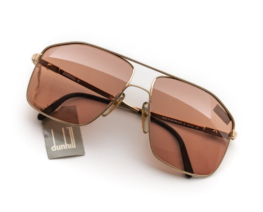 Dunhill gold Aviator 6104 - 1980's sunglasses mens nos oddframes