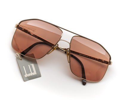 Dunhill gold Aviator 6104 - 1980's sunglasses mens nos oddframes