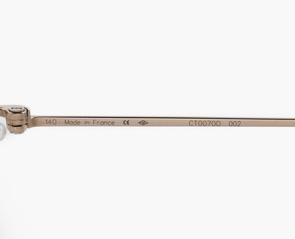 Cartier 18k solid white gold - CT0070O 002 oddframes eyeglasses