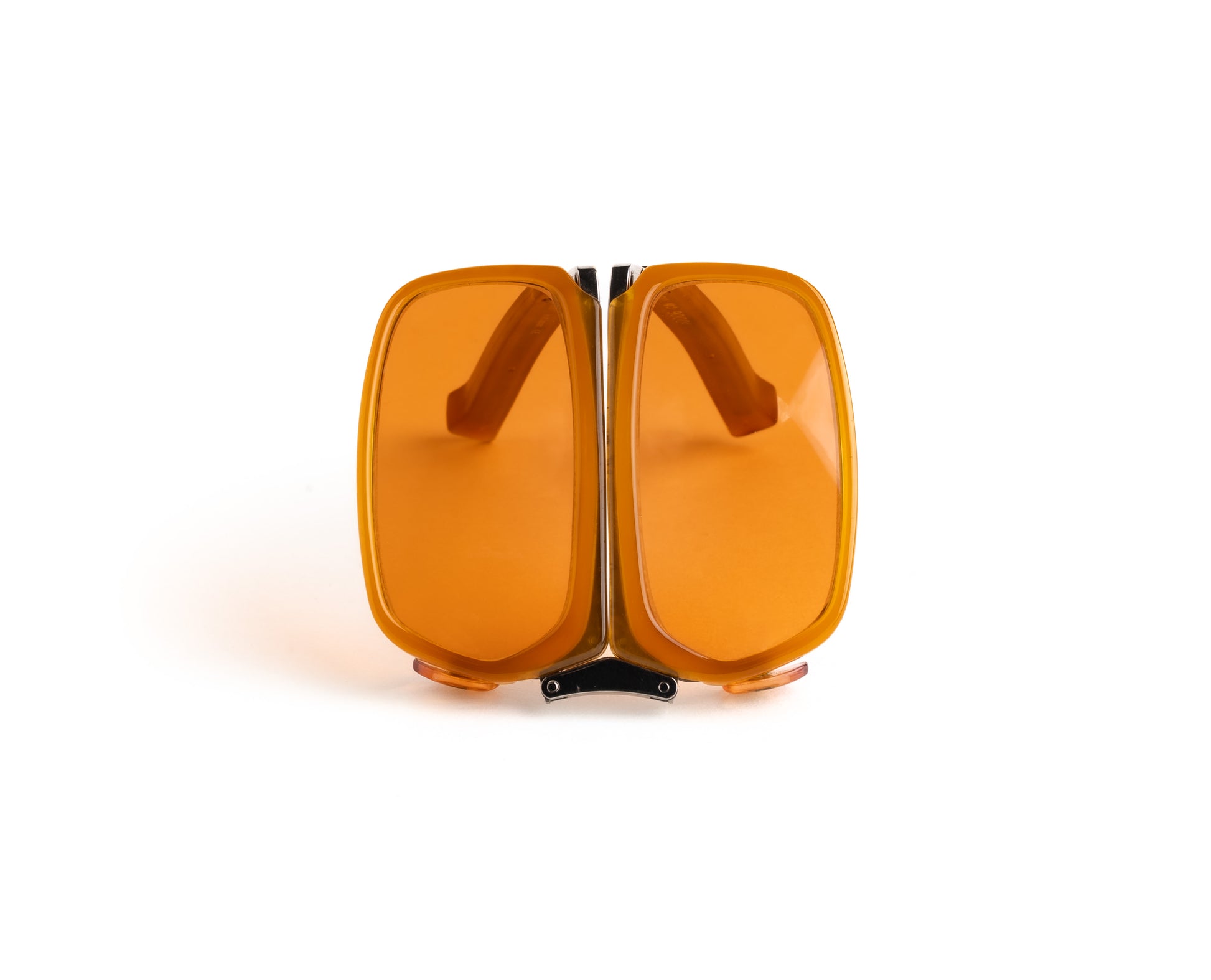 alain mikli issey miyake folding orange sunglasses 2000’s vintage oddframes rare