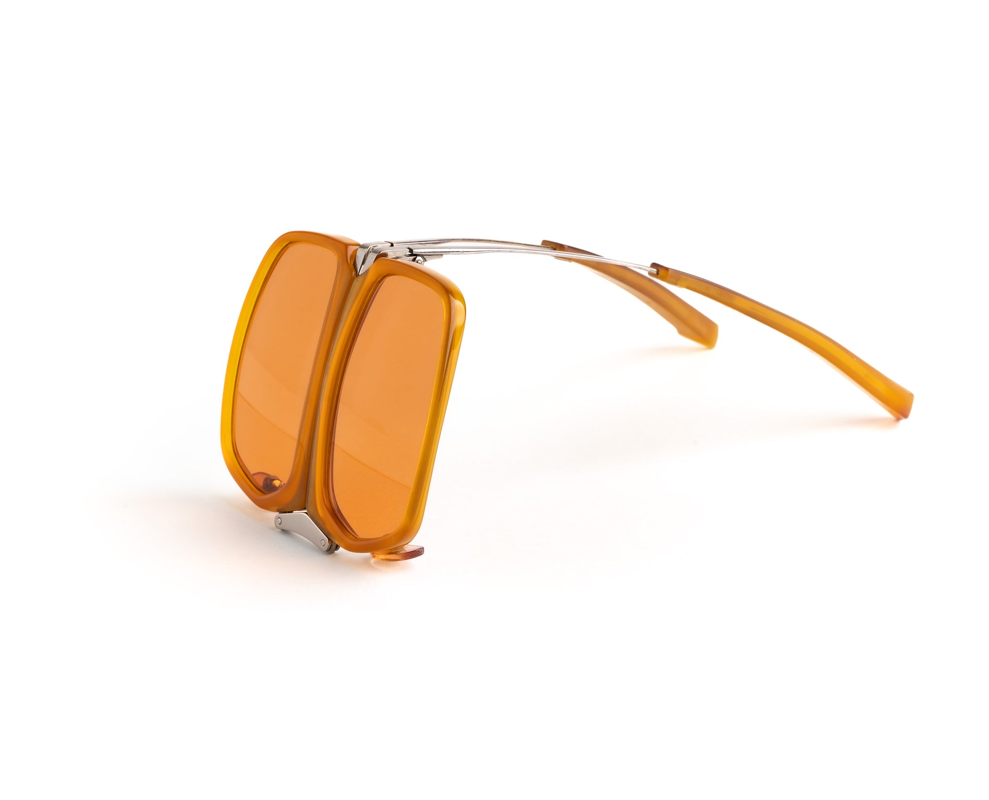 alain mikli issey miyake folding orange sunglasses 2000’s vintage oddframes rare