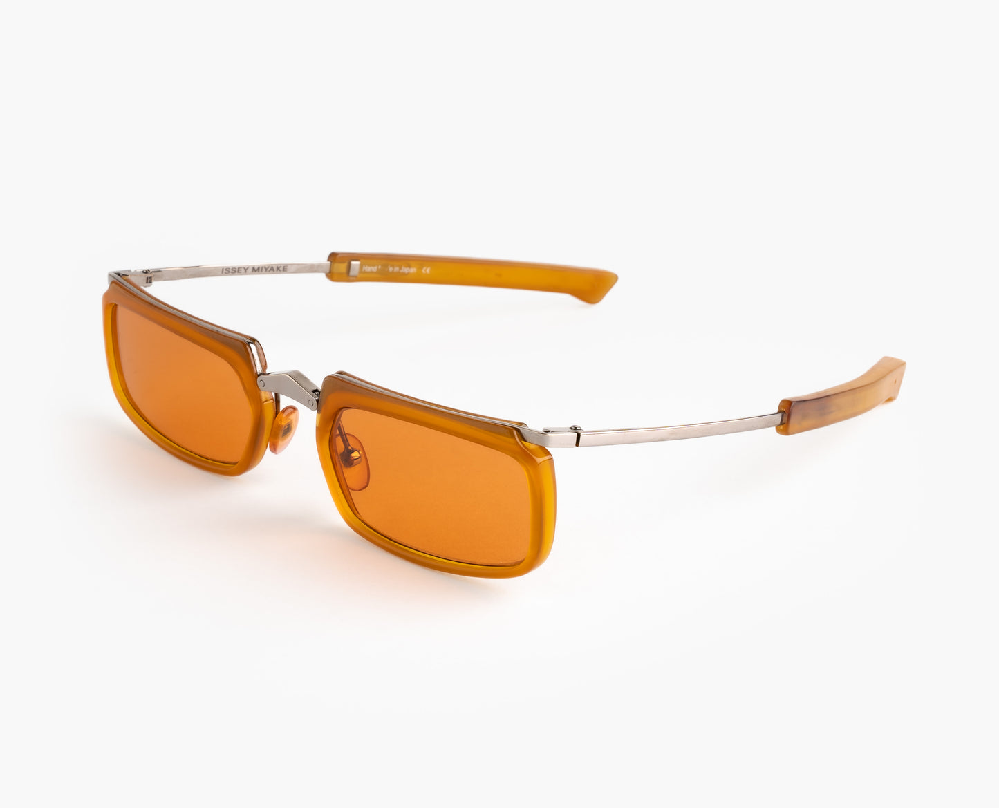 alain mikli issey miyake folding orange sunglasses 2000’s vintage oddframes rare