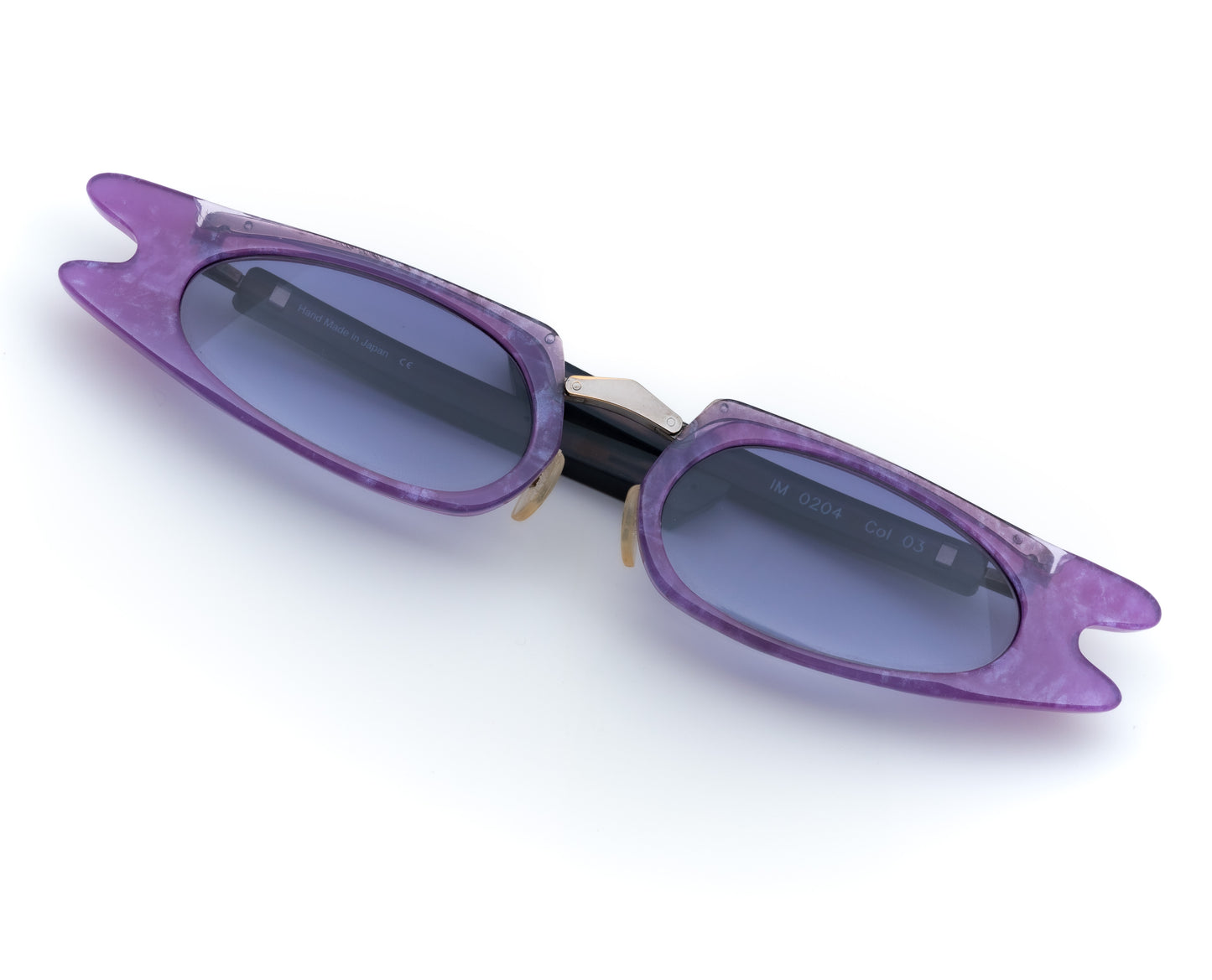 alain mikli issey miyake folding purple sunglasses 2000’s vintage oddframes rare