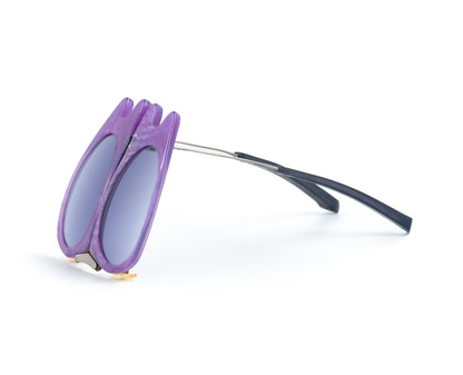 alain mikli issey miyake folding purple sunglasses 2000’s vintage oddframes rare