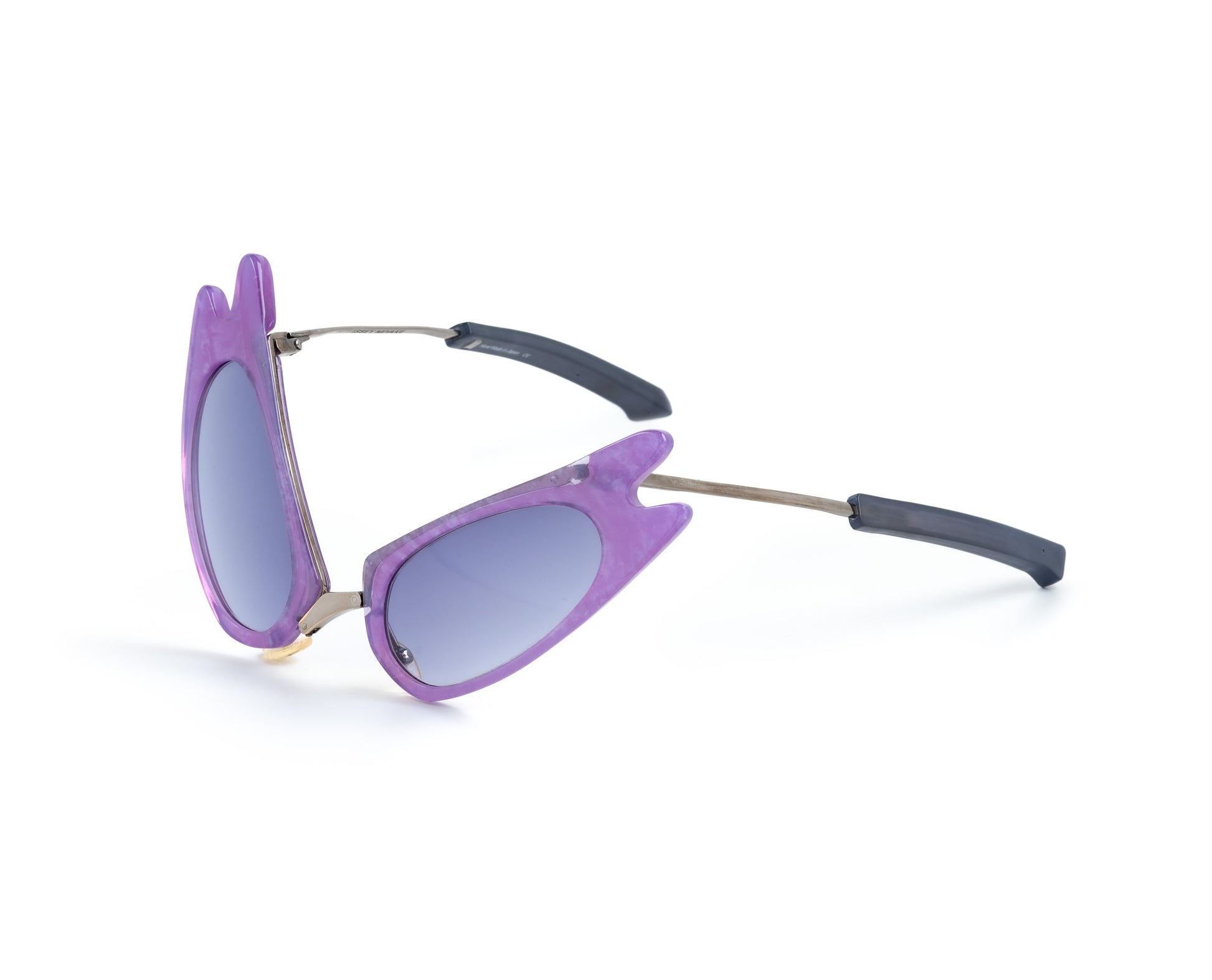 alain mikli issey miyake folding purple sunglasses 2000’s vintage oddframes rare