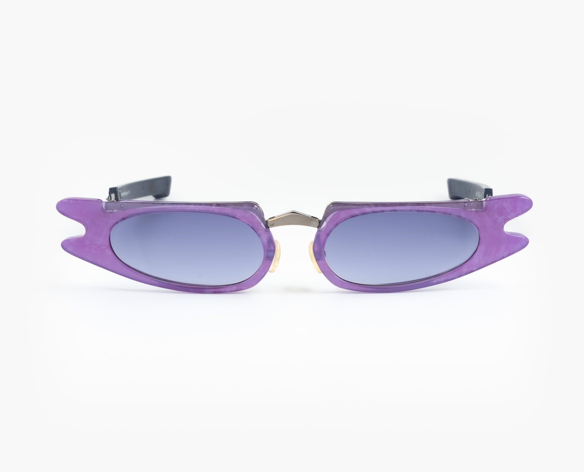 alain mikli issey miyake folding purple sunglasses 2000’s vintage oddframes rare
