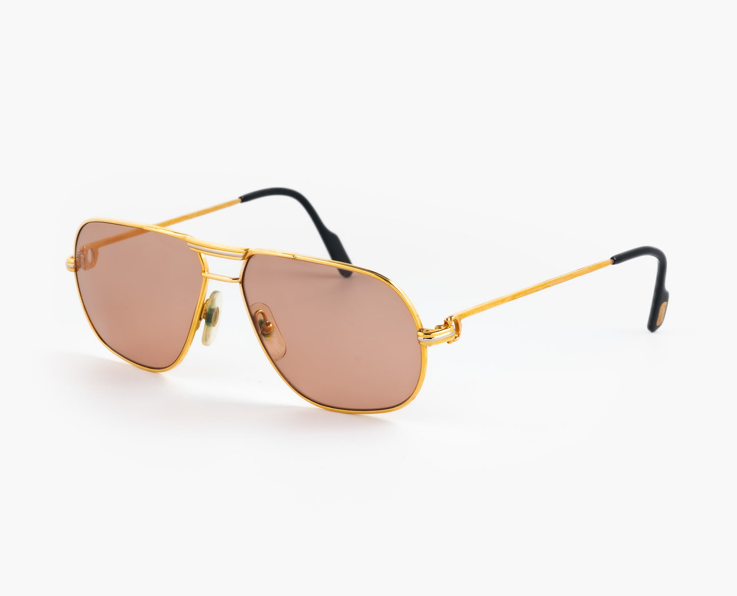 Cartier vintage aviator rose gold limited edition rare 1988 80s oddframes lunettes