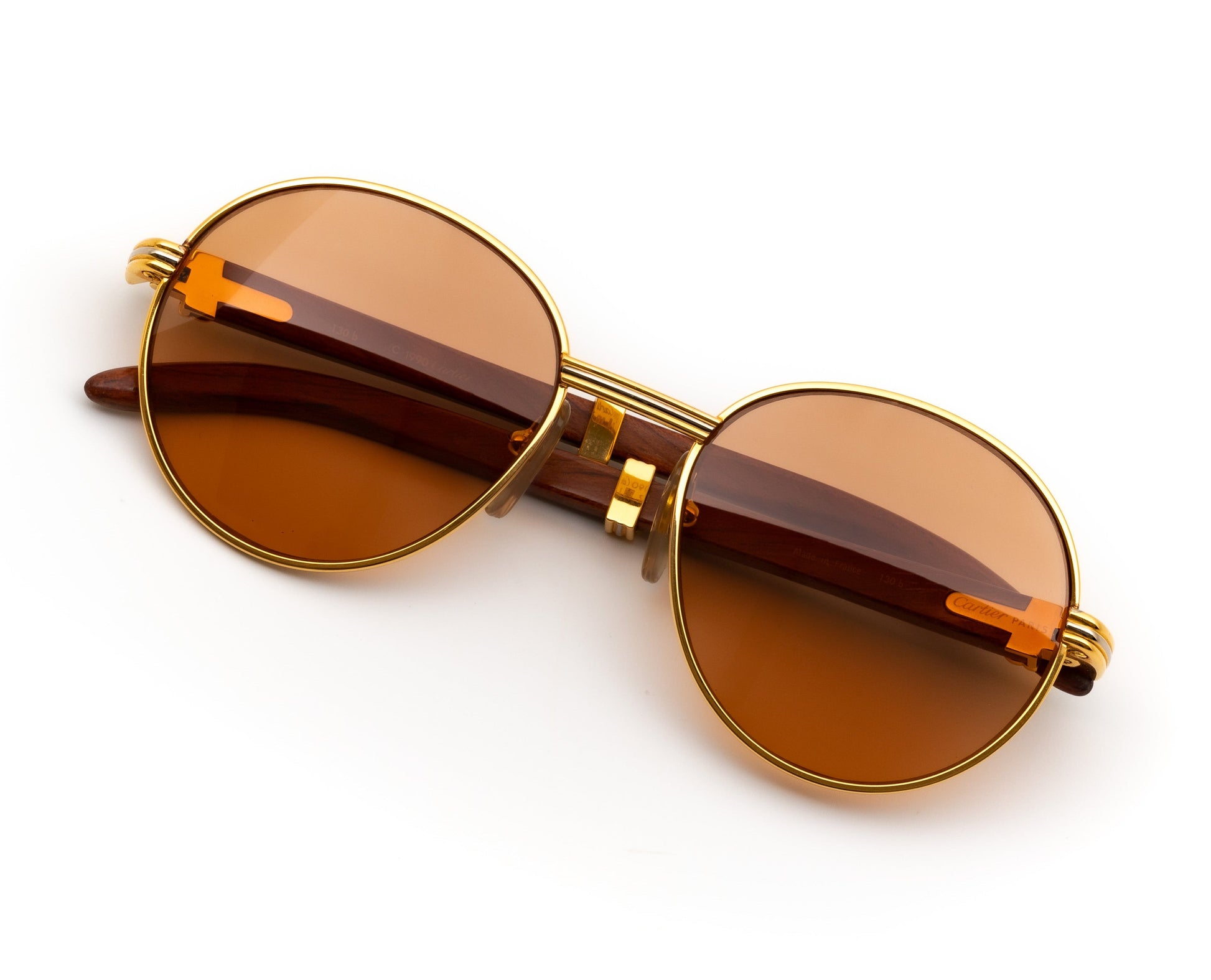 cartier sunglasses wood bagatelle rare vintage glasses frames bubinga giverny gold plated gucci mane