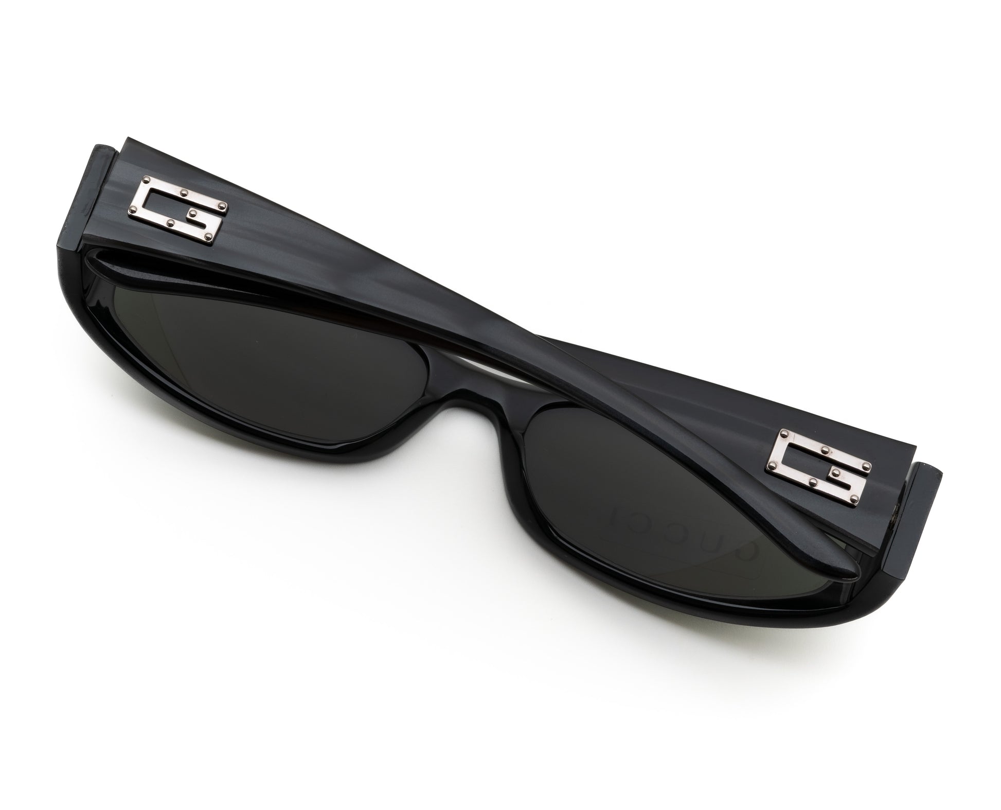 OddFrames sunglasses vintage guuci rectangle rare nos black odd frames