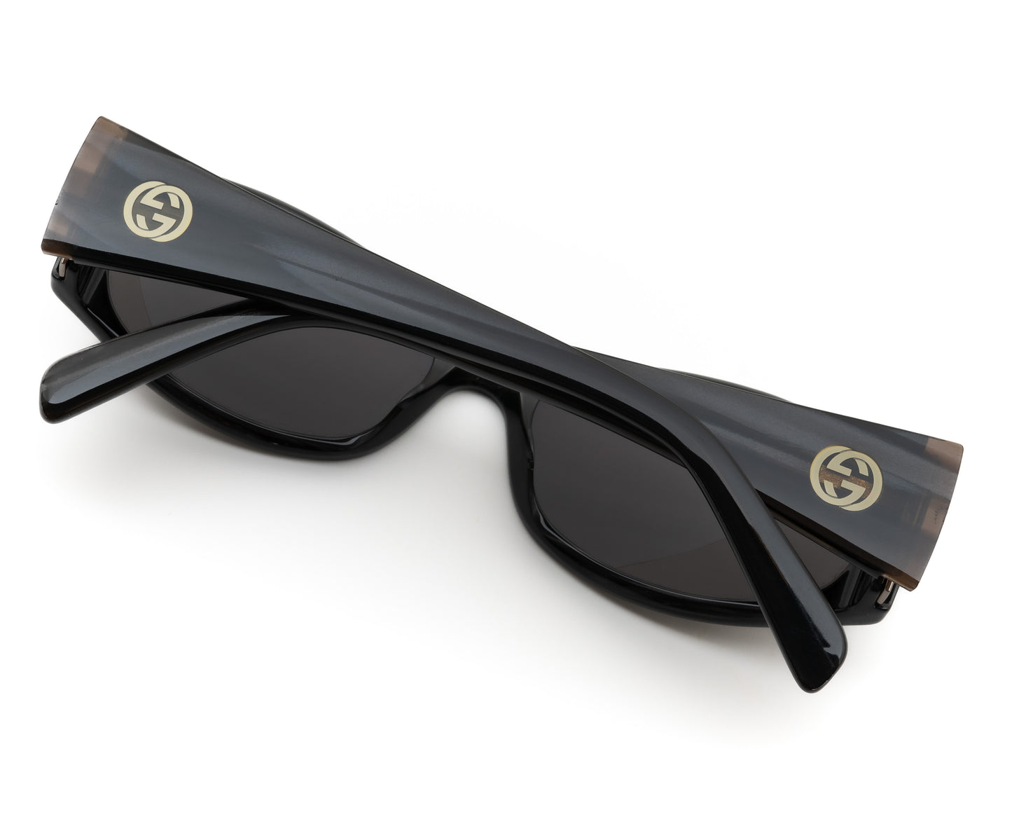 sunglasses gucci gg2594/s vintage italy oddframes y2k rare black grey 