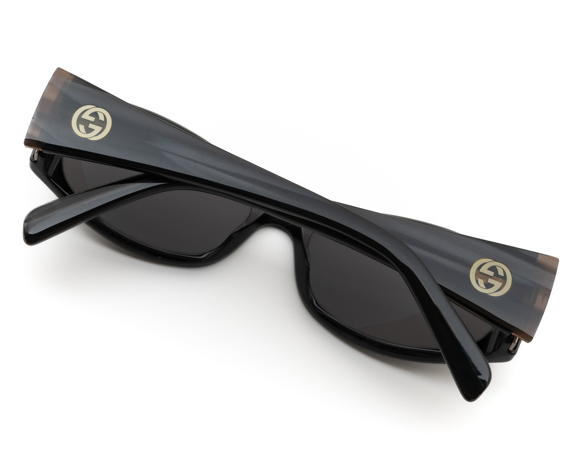 sunglasses gucci gg2594/s vintage italy oddframes y2k rare black grey 