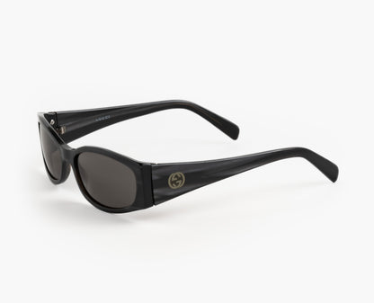 sunglasses gucci gg2594/s vintage italy oddframes y2k rare black grey 