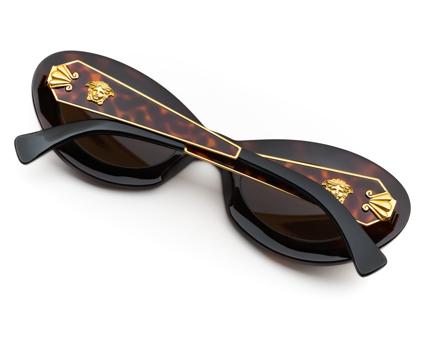 gianni versace sunglasses oddframes vintage enamel tortoise