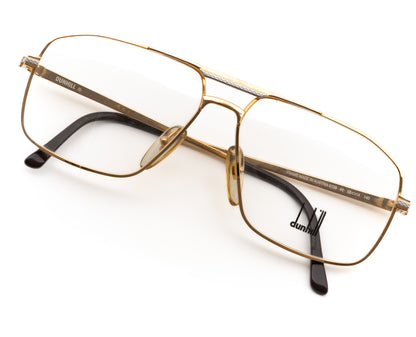 dunhill eyeglasses gold vintage austria unique 1980s