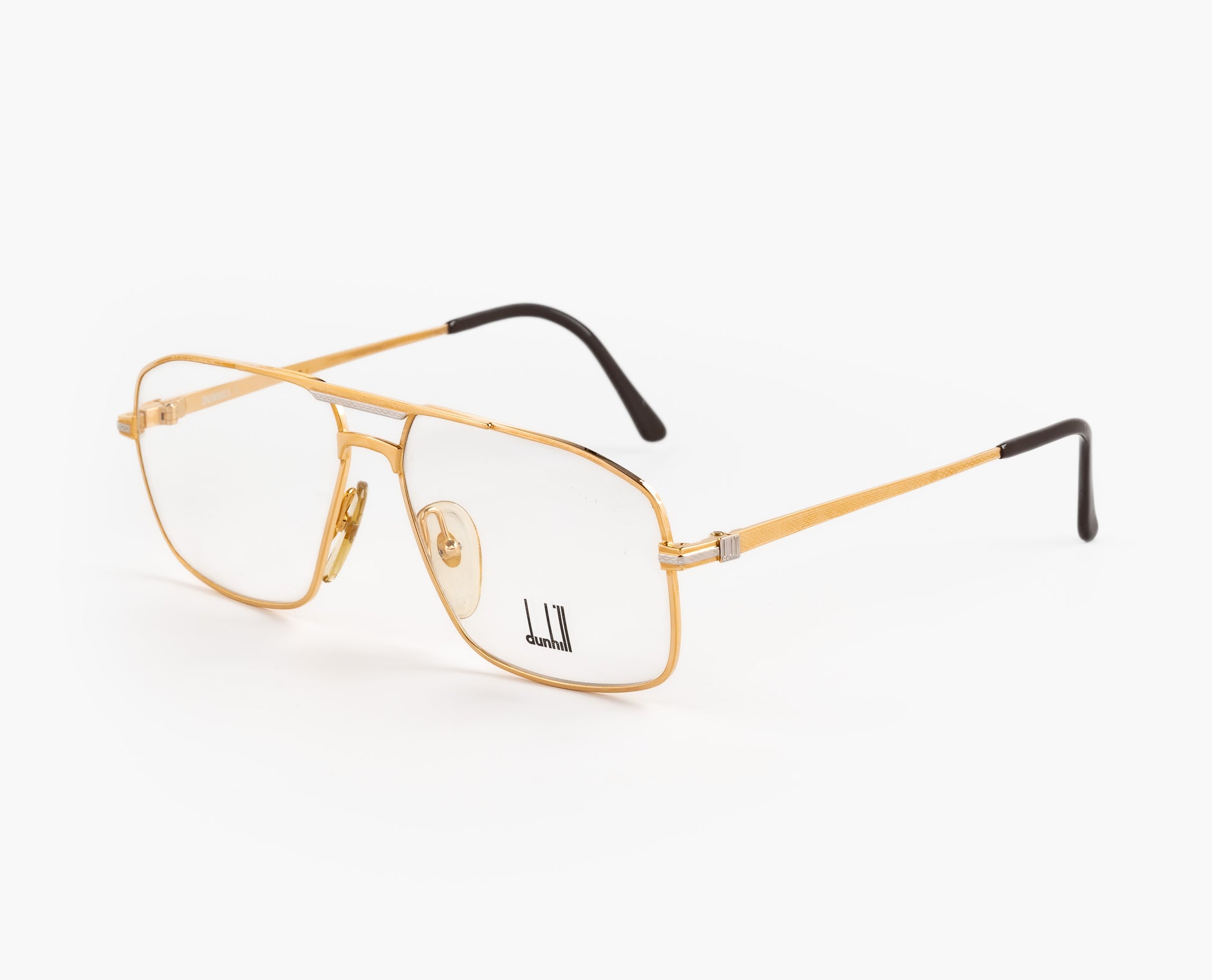 dunhill eyeglasses gold vintage austria unique 1980s