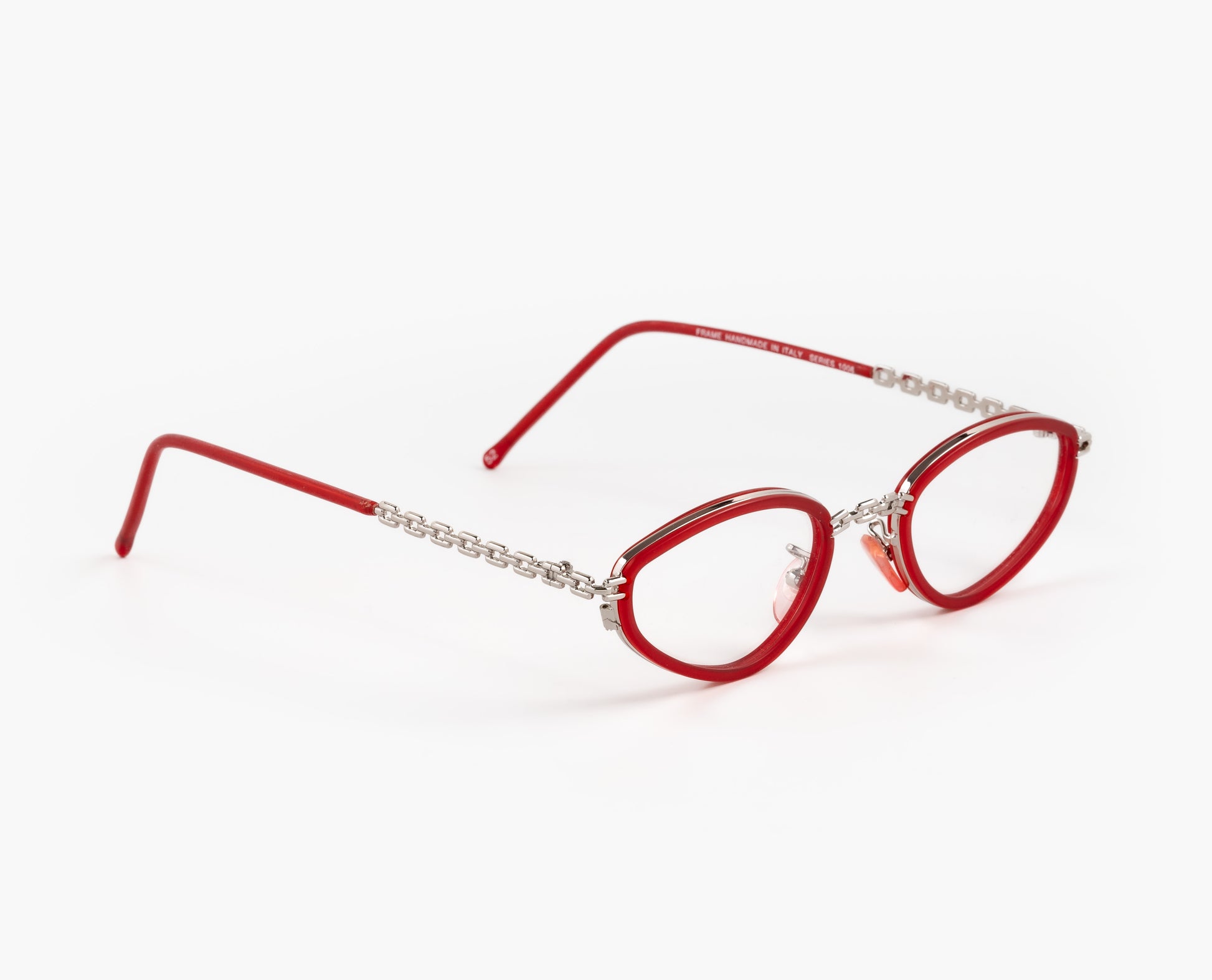 1008 christian roth optical affairs oddframes vintage red frames france handmade 90s