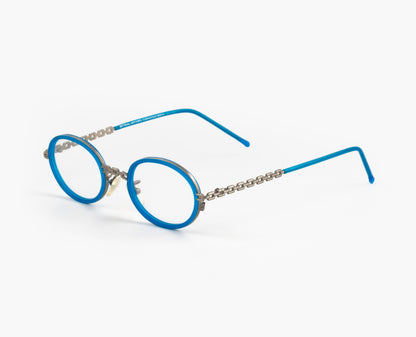 vintage sunglasses optical affairs christian roth blue small made in italy oddframes odd frames unique eyeglasses